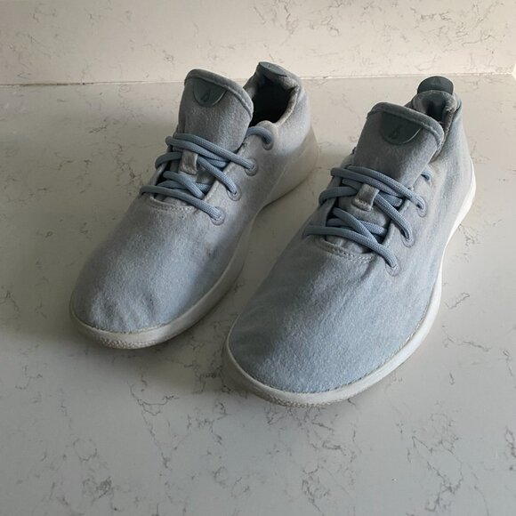 Allbirds Men’s Merino Wool Runner Frost Light Blue Sneakers Sze 10 0819 NV1 Fall - Picture 14 of 14